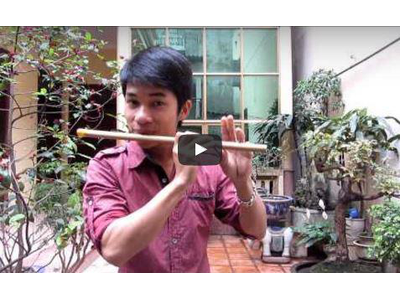  Kỹ thuật chạy ngón nhanh, chạy ngón tốc độ cao với sáo trúc mão mèo.