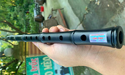 Sáo dọc gỗ Hương nguyên khối